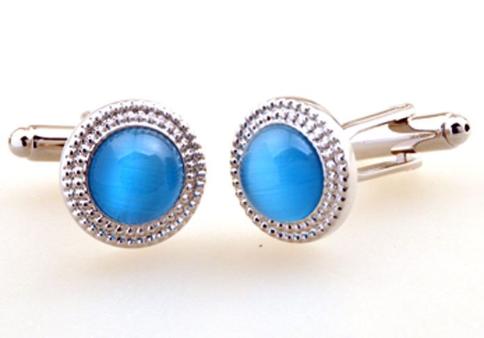Blue Elegant Cufflinks Gem Cufflinks Wholesale & Customized CL655283