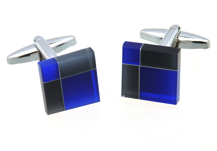  Blue Elegant Cufflinks Gem Cufflinks Wholesale & Customized  CL657263