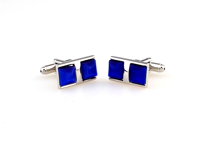  Blue Elegant Cufflinks Gem Cufflinks Wholesale & Customized  CL660057