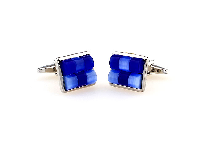  Blue Elegant Cufflinks Gem Cufflinks Wholesale & Customized  CL660068