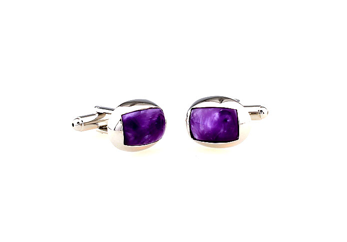  Purple Romantic Cufflinks Gem Cufflinks Wholesale & Customized  CL660112