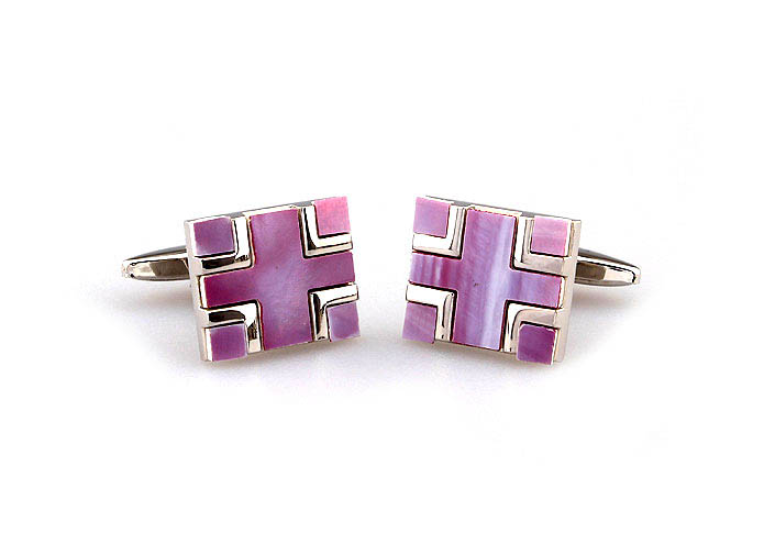  Purple Romantic Cufflinks Gem Cufflinks Wholesale & Customized  CL660194