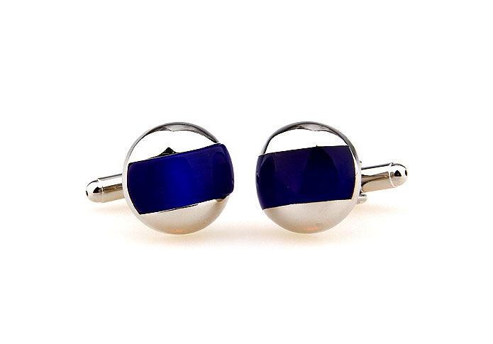 Blue Elegant Cufflinks Gem Cufflinks Wholesale & Customized  CL660402