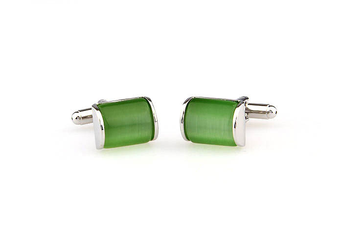  Green Intimate Cufflinks Gem Cufflinks Wholesale & Customized  CL660776