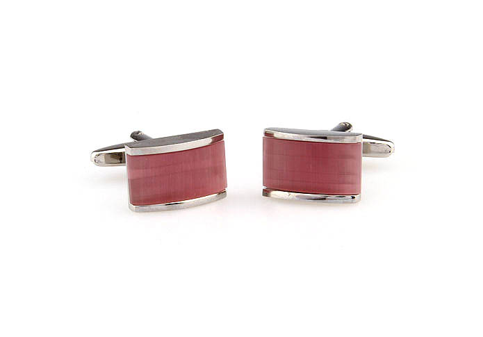  Pink Charm Cufflinks Gem Cufflinks Wholesale & Customized  CL660870