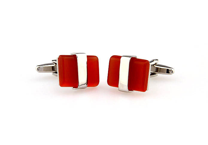  Red Festive Cufflinks Gem Cufflinks Wholesale & Customized  CL660914