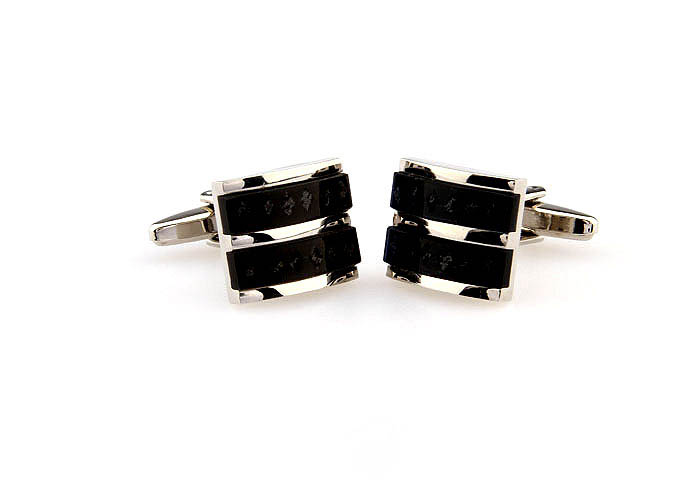  Black Classic Cufflinks Gem Cufflinks Wholesale & Customized  CL661206