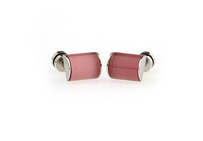  Pink Charm Cufflinks Gem Cufflinks Wholesale & Customized  CL670744