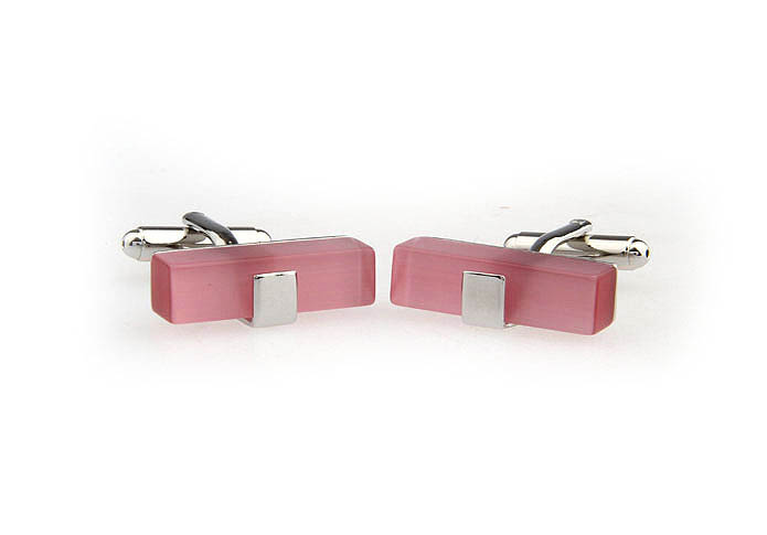  Pink Charm Cufflinks Gem Cufflinks Wholesale & Customized  CL670765