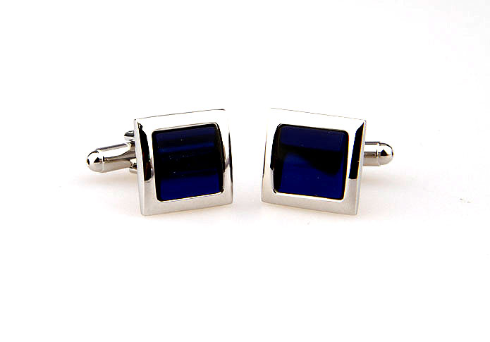  Blue Elegant Cufflinks Glass Cufflinks Wholesale & Customized  CL661887