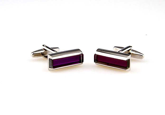  Purple Romantic Cufflinks Glass Cufflinks Wholesale & Customized  CL661895