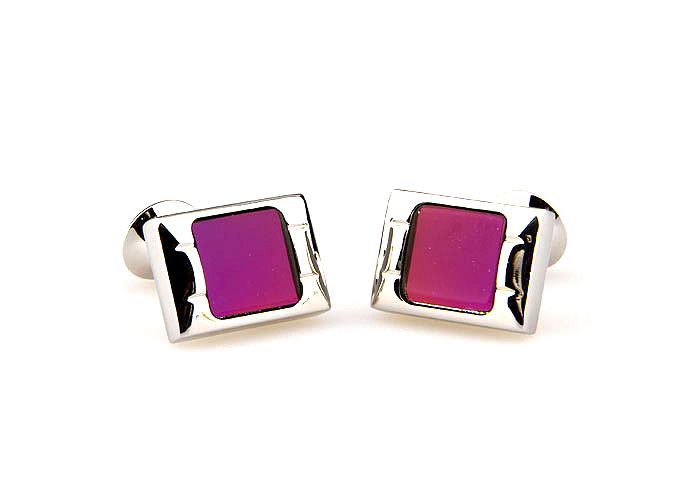  Purple Romantic Cufflinks Glass Cufflinks Wholesale & Customized  CL661916
