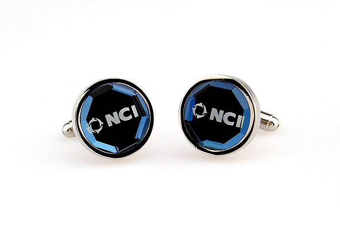 NCI NCI Cufflinks  Blue Elegant Cufflinks Glass Cufflinks Wholesale & Customized  CL661982
