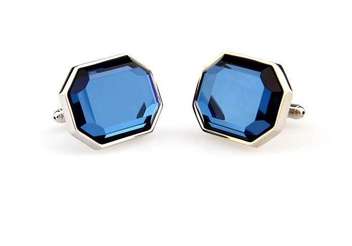  Blue Elegant Cufflinks Glass Cufflinks Wholesale & Customized  CL661984