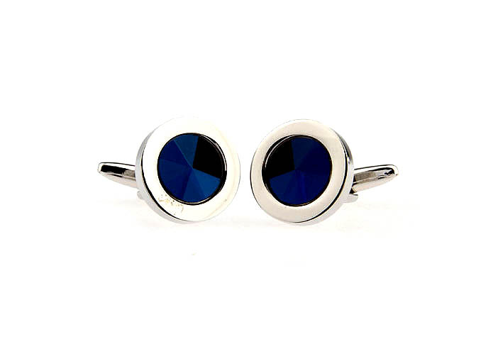  Blue Elegant Cufflinks Glass Cufflinks Wholesale & Customized  CL670809