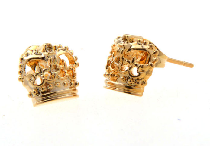 Imperial Crown Ear Studs Gold Luxury Ear Studs Ear Studs Hipster Wear Wholesale & Customized  CL953724