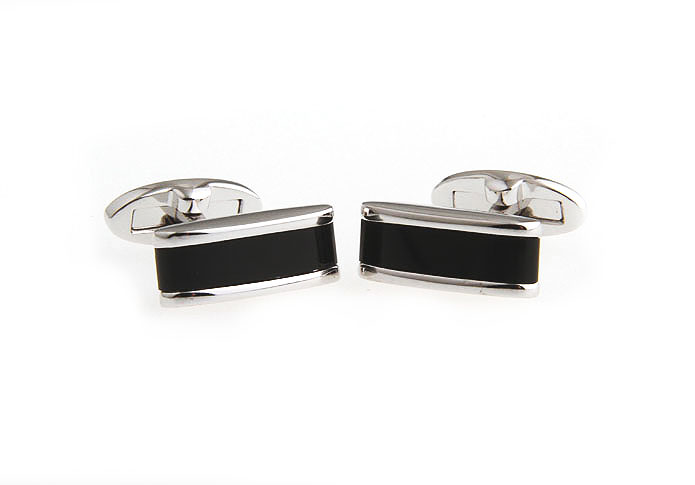  Black Classic Cufflinks Onyx Cufflinks Wholesale & Customized  CL640993
