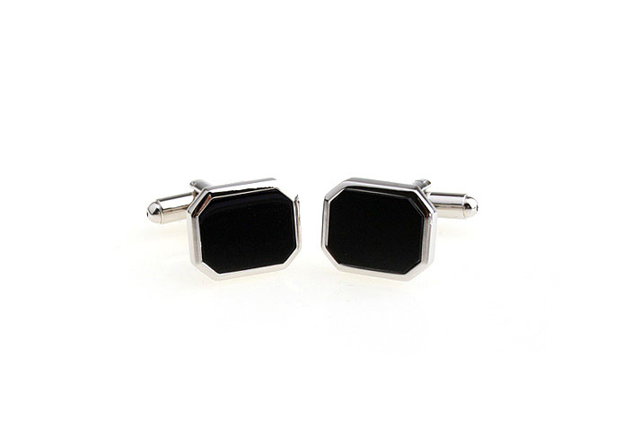  Black Classic Cufflinks Onyx Cufflinks Wholesale & Customized  CL651898