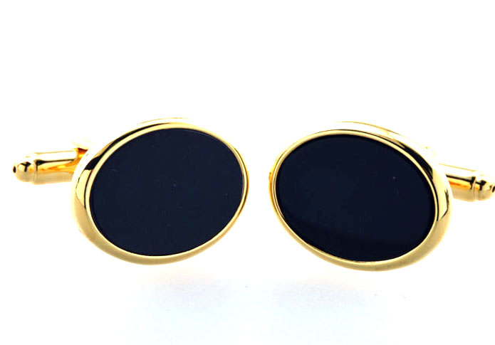  Gold Luxury Cufflinks Onyx Cufflinks Wholesale & Customized  CL654299