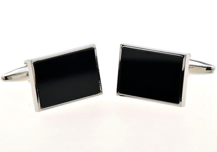  Black Classic Cufflinks Onyx Cufflinks Wholesale & Customized  CL654750