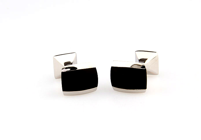  Black Classic Cufflinks Onyx Cufflinks Wholesale & Customized  CL663849