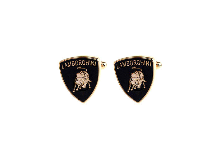 Lamborghini Cars marked Cufflinks  Gold Luxury Cufflinks Paint Cufflinks Automotive Wholesale & Customized  CL610733