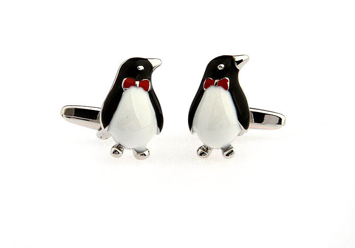 QQ Penguin Cufflinks  Multi Color Fashion Cufflinks Paint Cufflinks Animal Wholesale & Customized  CL651370