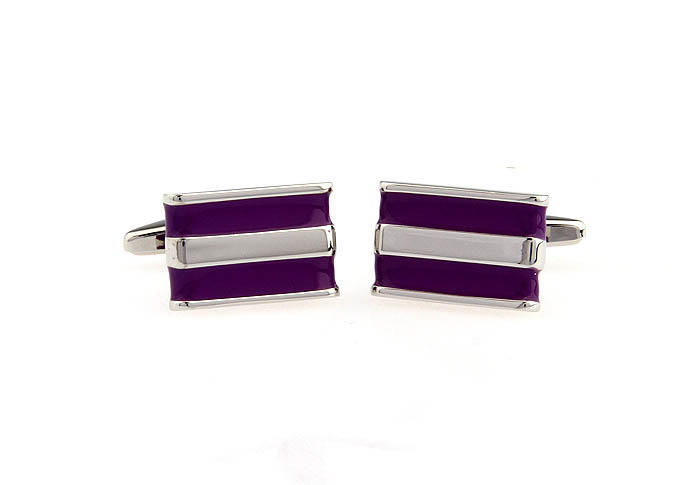  Purple Romantic Cufflinks Paint Cufflinks Wholesale & Customized  CL651403