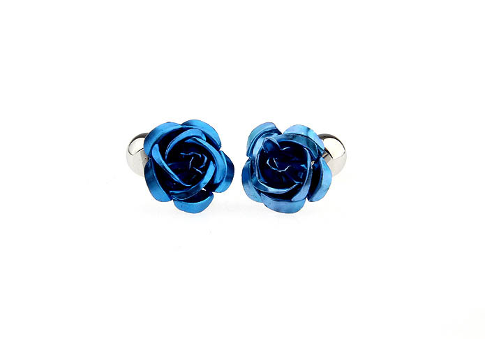 Valentine BLUELOVER Cufflinks  Blue Elegant Cufflinks Paint Cufflinks Recreation Wholesale & Customized  CL651593