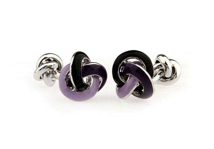  Multi Color Fashion Cufflinks Paint Cufflinks Knot Wholesale & Customized  CL651608
