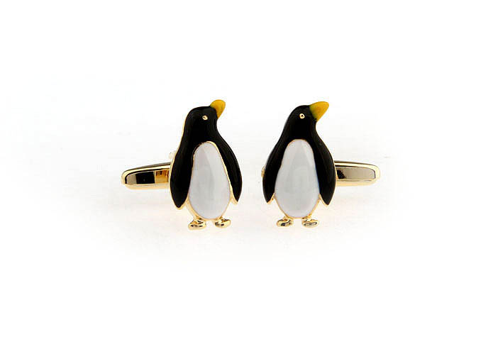 QQ Penguin Cufflinks  Multi Color Fashion Cufflinks Paint Cufflinks Animal Wholesale & Customized  CL651628