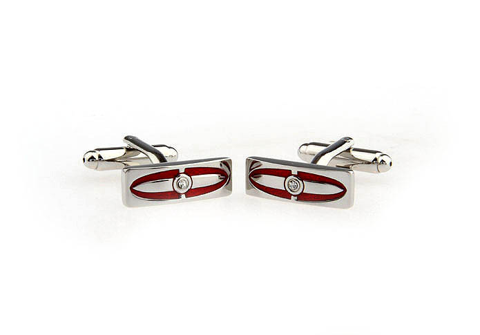  Red Festive Cufflinks Paint Cufflinks Funny Wholesale & Customized  CL651641