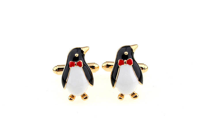 QQ Penguin Cufflinks  Multi Color Fashion Cufflinks Paint Cufflinks Animal Wholesale & Customized  CL651839