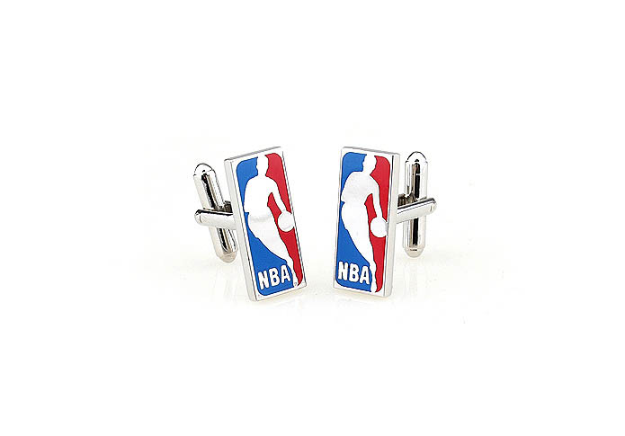 NBA fans Cufflinks  Multi Color Fashion Cufflinks Paint Cufflinks Sports Wholesale & Customized  CL651845