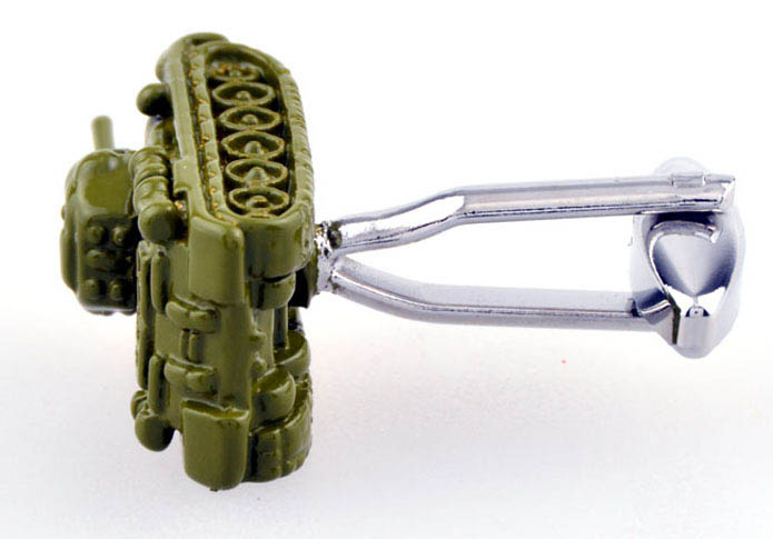 Tank Cufflinks  Green Intimate Cufflinks Paint Cufflinks Military Wholesale & Customized  CL654050