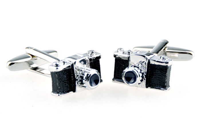 Camera Cufflinks  Black Classic Cufflinks Paint Cufflinks Tools Wholesale & Customized  CL654396