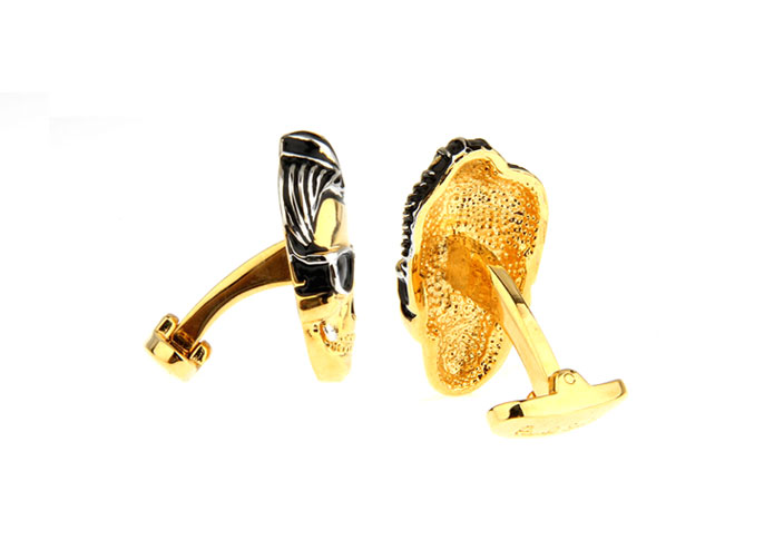 Skull Cufflinks Gold Luxury Cufflinks Paint Cufflinks Skull Wholesale & Customized CL655064