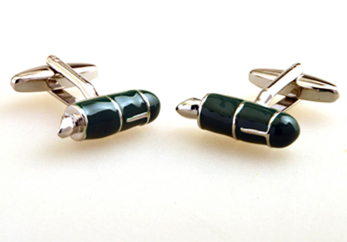 Pen Cufflinks Green Intimate Cufflinks Paint Cufflinks Tools Wholesale & Customized CL655234