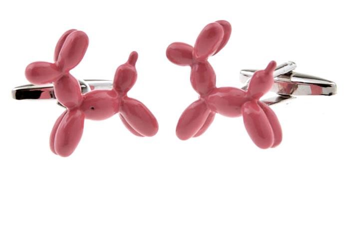 Rabbit Cufflinks Pink Charm Cufflinks Paint Cufflinks Animal Wholesale & Customized CL655512