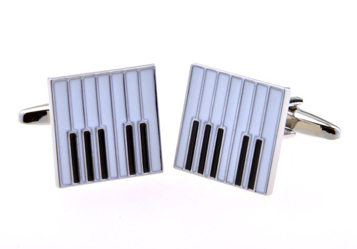 Key Cufflinks  Black White Cufflinks Paint Cufflinks Music Wholesale & Customized  CL656178