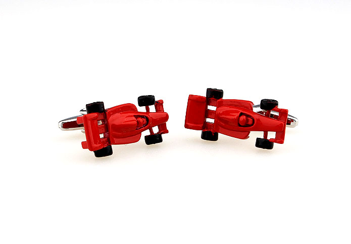 Four-wheel drive Cufflinks  Red Festive Cufflinks Paint Cufflinks Transportation Wholesale & Customized  CL662566