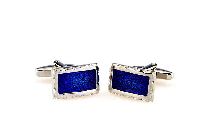  Blue Elegant Cufflinks Paint Cufflinks Wholesale & Customized  CL662622