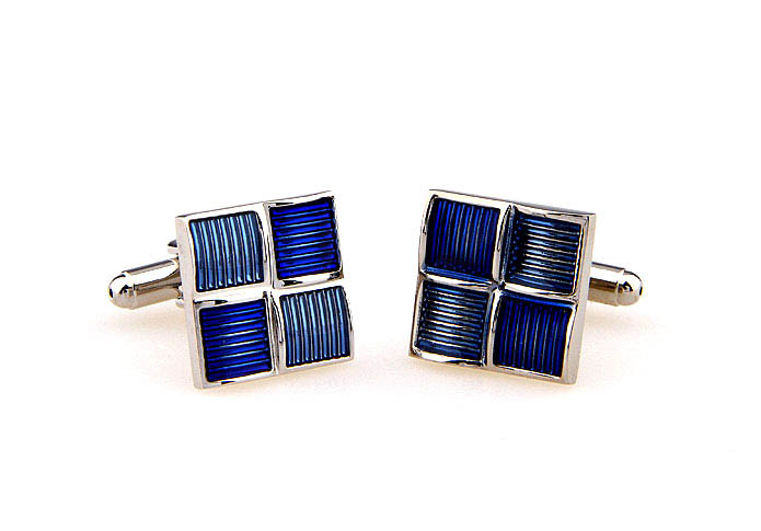  Blue Elegant Cufflinks Paint Cufflinks Wholesale & Customized  CL662638