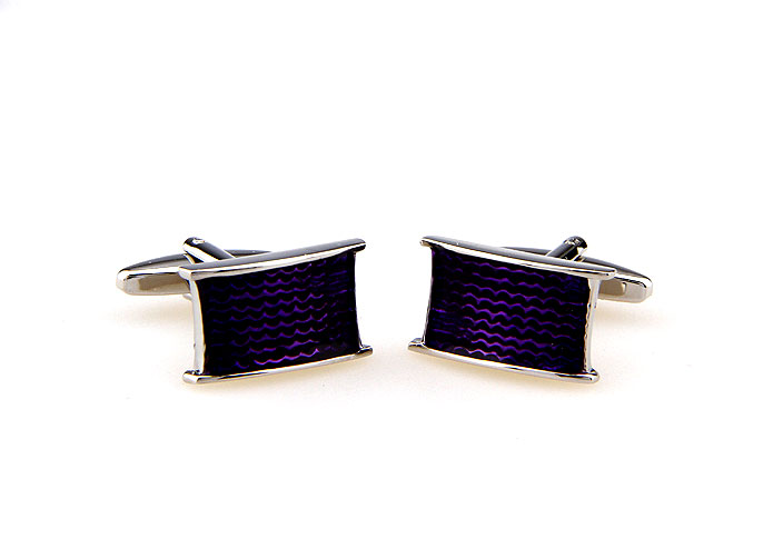  Purple Romantic Cufflinks Paint Cufflinks Wholesale & Customized  CL662685