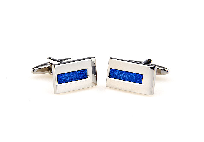  Blue Elegant Cufflinks Paint Cufflinks Wholesale & Customized  CL662707
