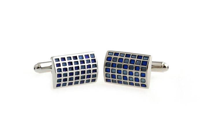  Blue Elegant Cufflinks Paint Cufflinks Wholesale & Customized  CL662768