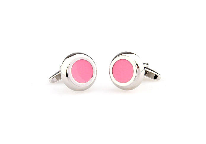  Pink Charm Cufflinks Paint Cufflinks Wholesale & Customized  CL663125