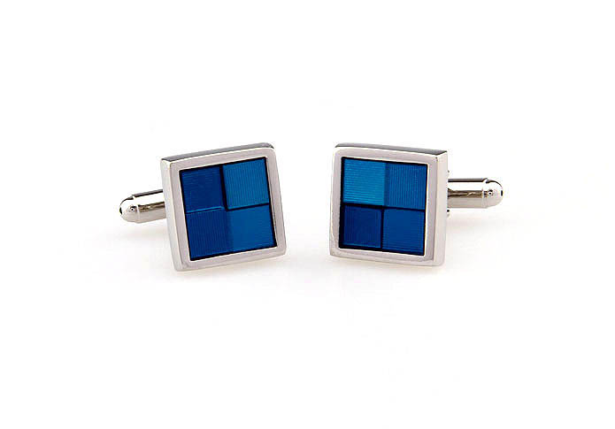 Blue Elegant Cufflinks Paint Cufflinks Wholesale & Customized  CL663202