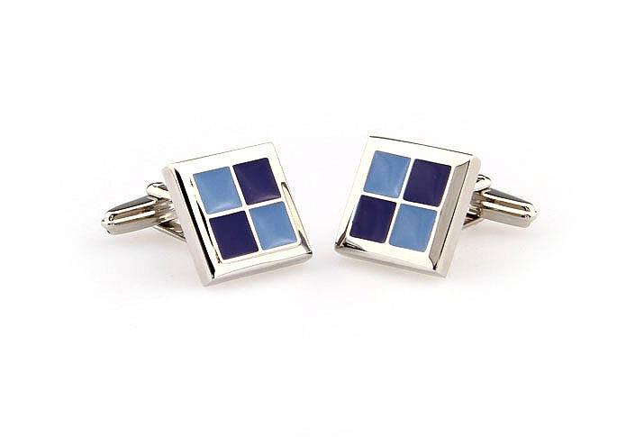 Blue Elegant Cufflinks Paint Cufflinks Wholesale & Customized  CL663343