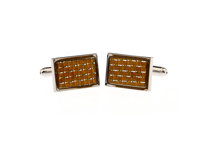  Yellow Lively Cufflinks Paint Cufflinks Wholesale & Customized  CL663664